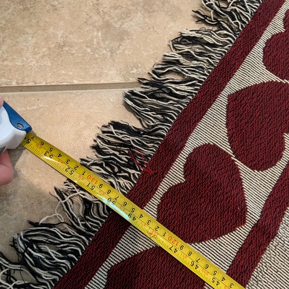 VTG I Love Lucy Lucille Ball Lucy Ricky Graphic Tapestry Woven Afghan 50" x 60" - Picture 13 of 16